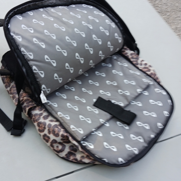 Nfinity Backpack Leopard Pattern Cheer Bag - Picture 3 of 4